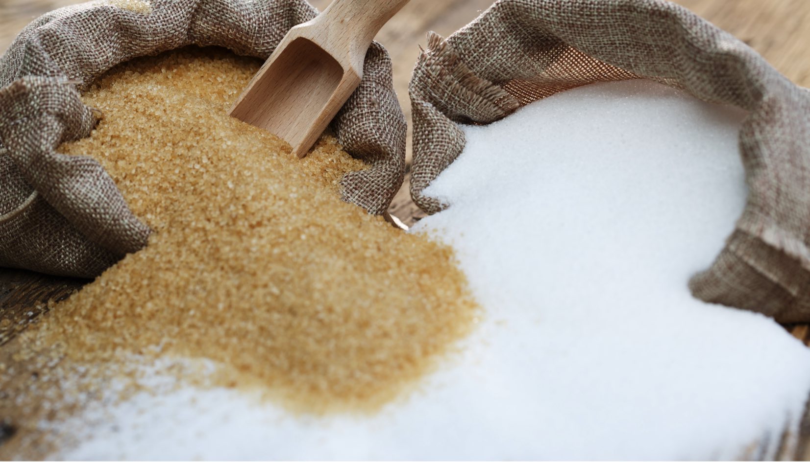 Sucre d'érable et sucre blanc